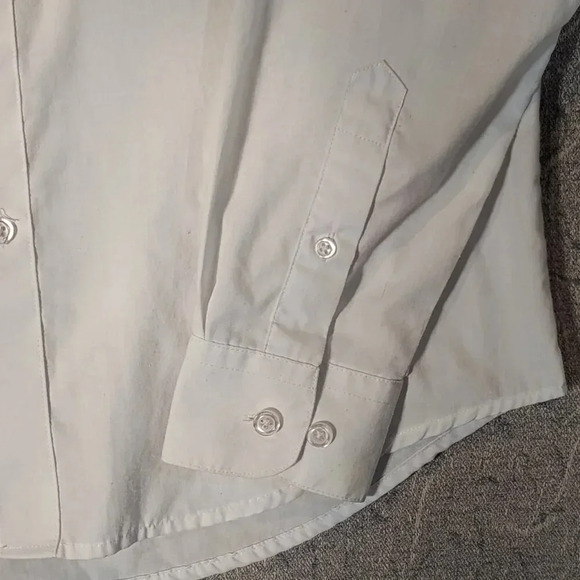 Protocol White Long Sleeve Button  Up Dress Shirt in Size 14 - Picture 7 of 11